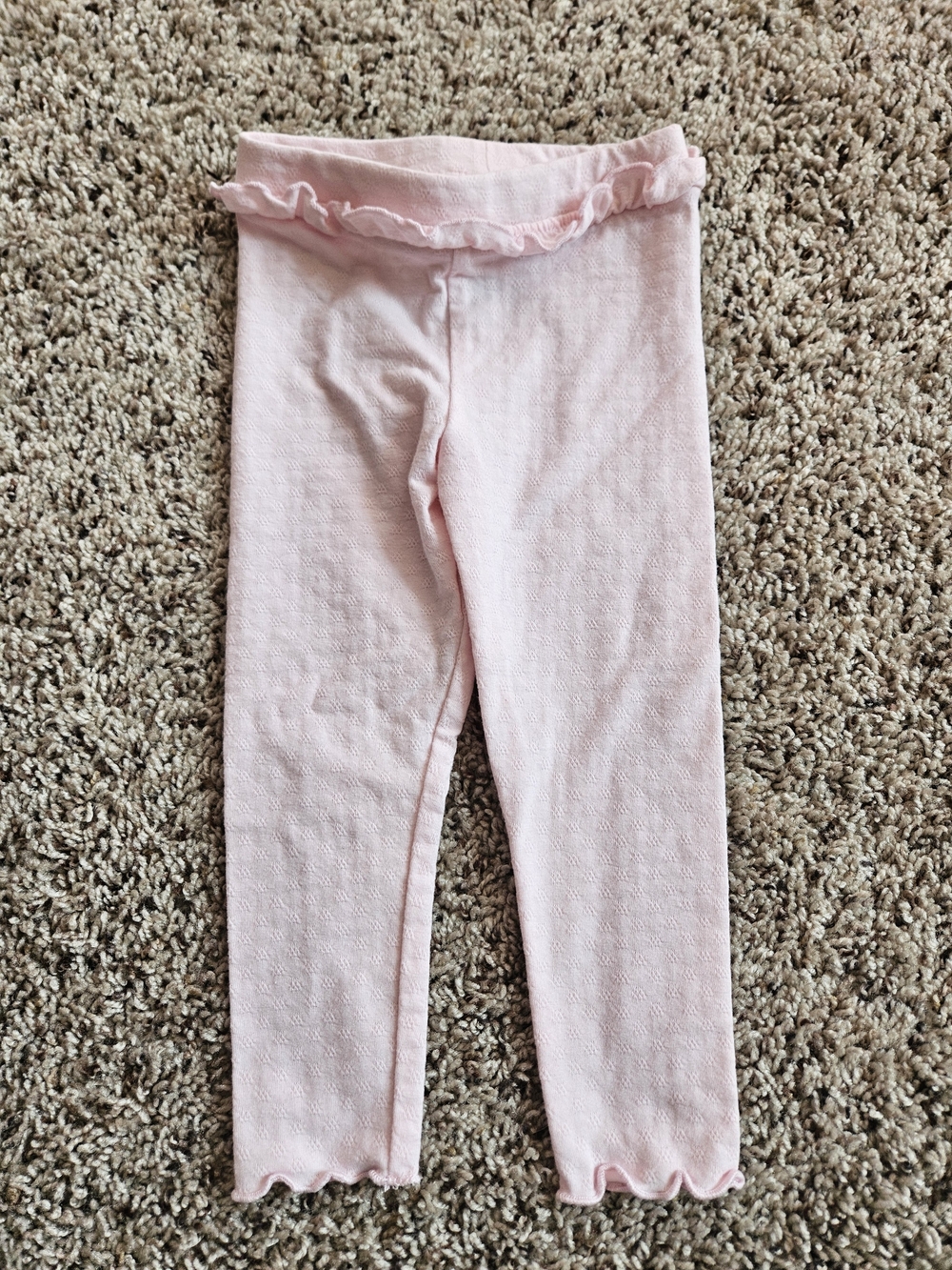 Garanimals Light Pink Ruffle Waist Knit Leggings